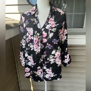 NWT- BCX-Women’s Long Sleeve Blouse